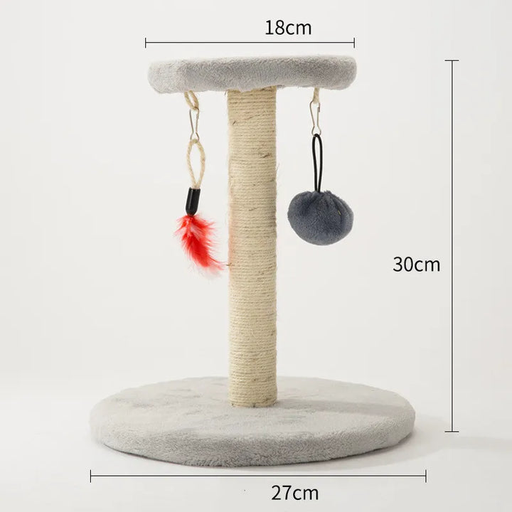 Modern cat scratcher, star design, blending pet furniture with a fun cat toy.