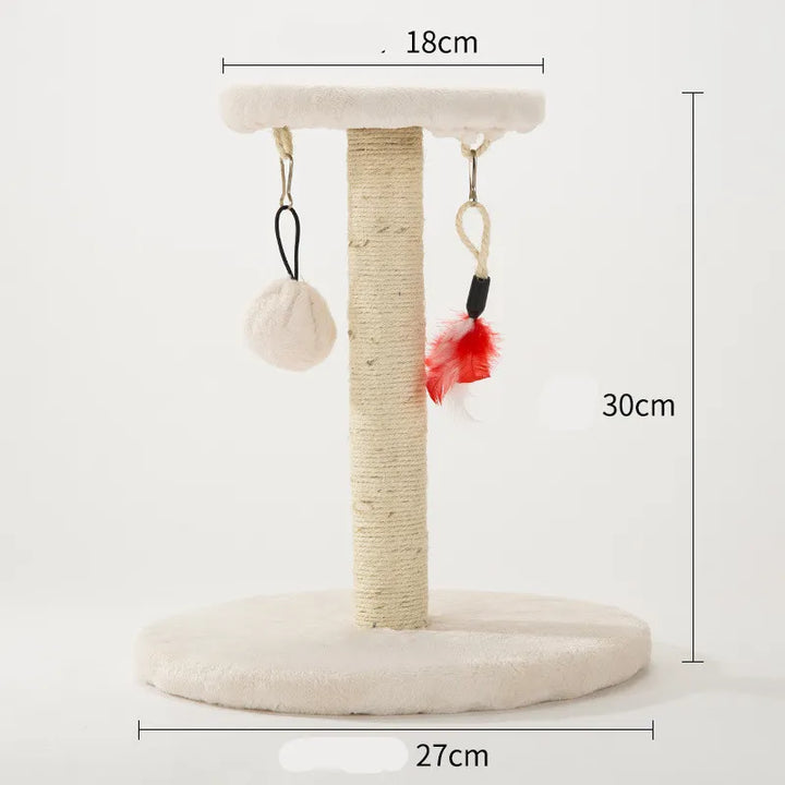Durable sisal cat scratcher, star-shaped, essential cat accessory for healthy claws.