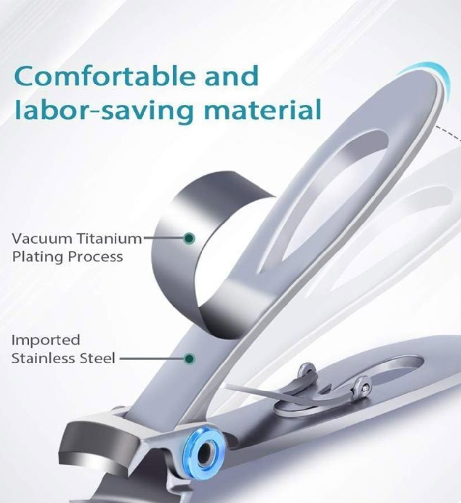 Ergonomic heavy-duty toenail clippers, perfect for managing thick or ingrown nails with ease and durability.
