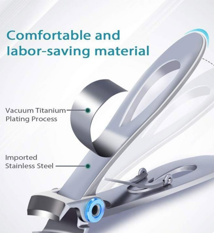 Ergonomic heavy-duty toenail clippers, perfect for managing thick or ingrown nails with ease and durability.