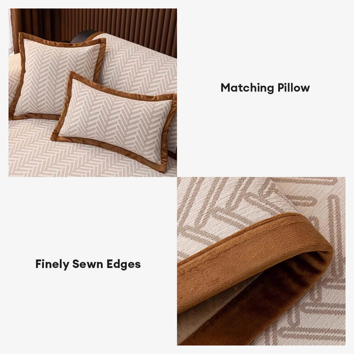 Soft chenille couch cover in white, anti-slip and machine washable, ideal for pet-friendly homes.
