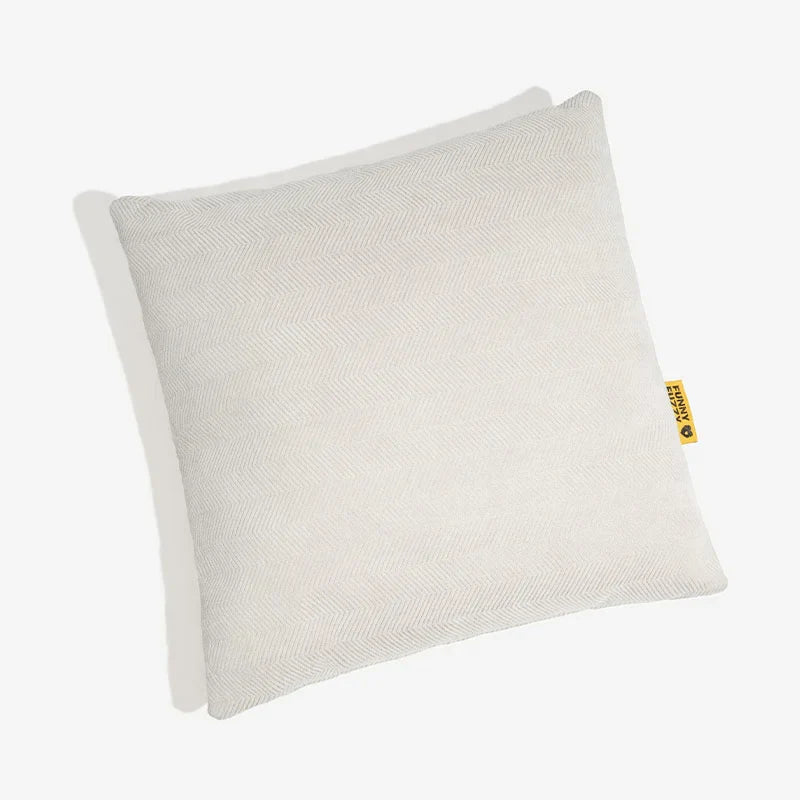 Pillow cover in herringbone chenille, waterproof and anti-fouling for sofas