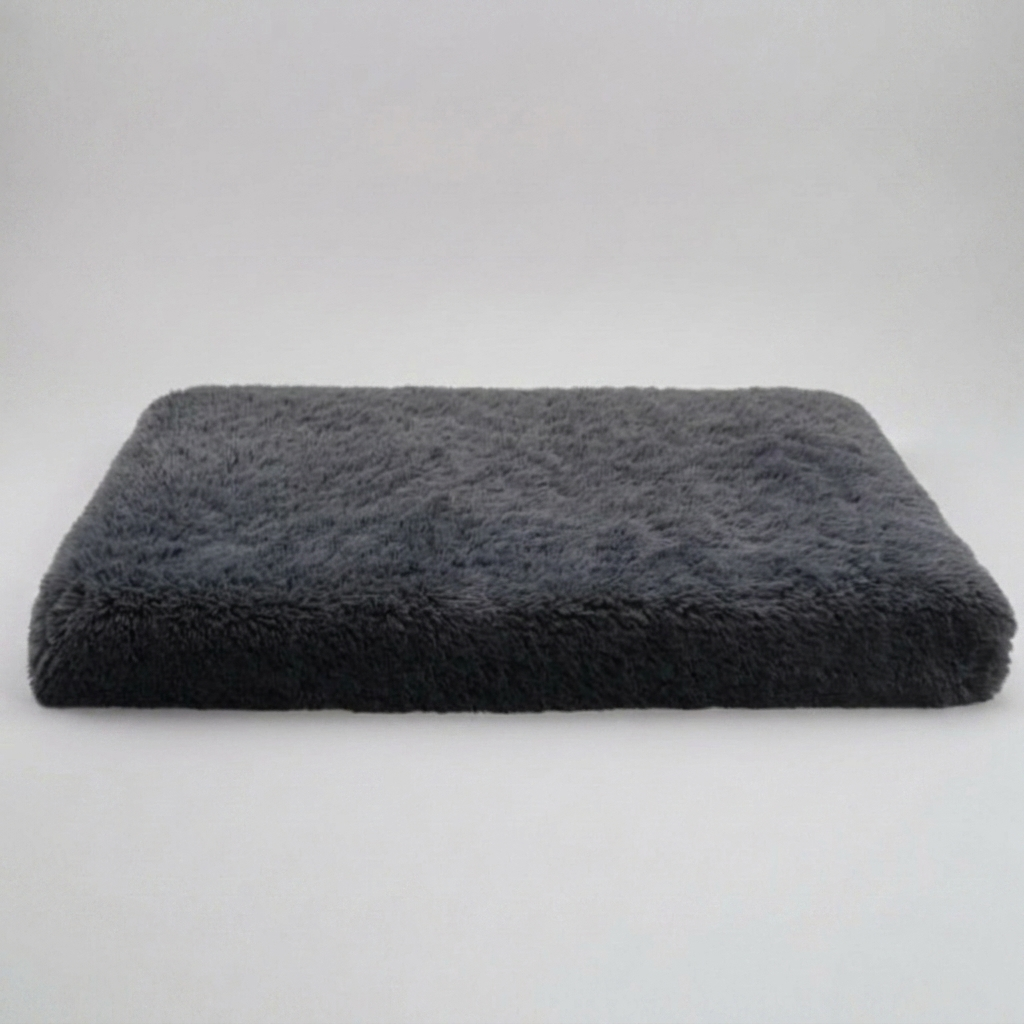 Orthopedic memory foam dog mattress for ultimate comfort & joint support. Anti-anxiety pet bed, washable.
