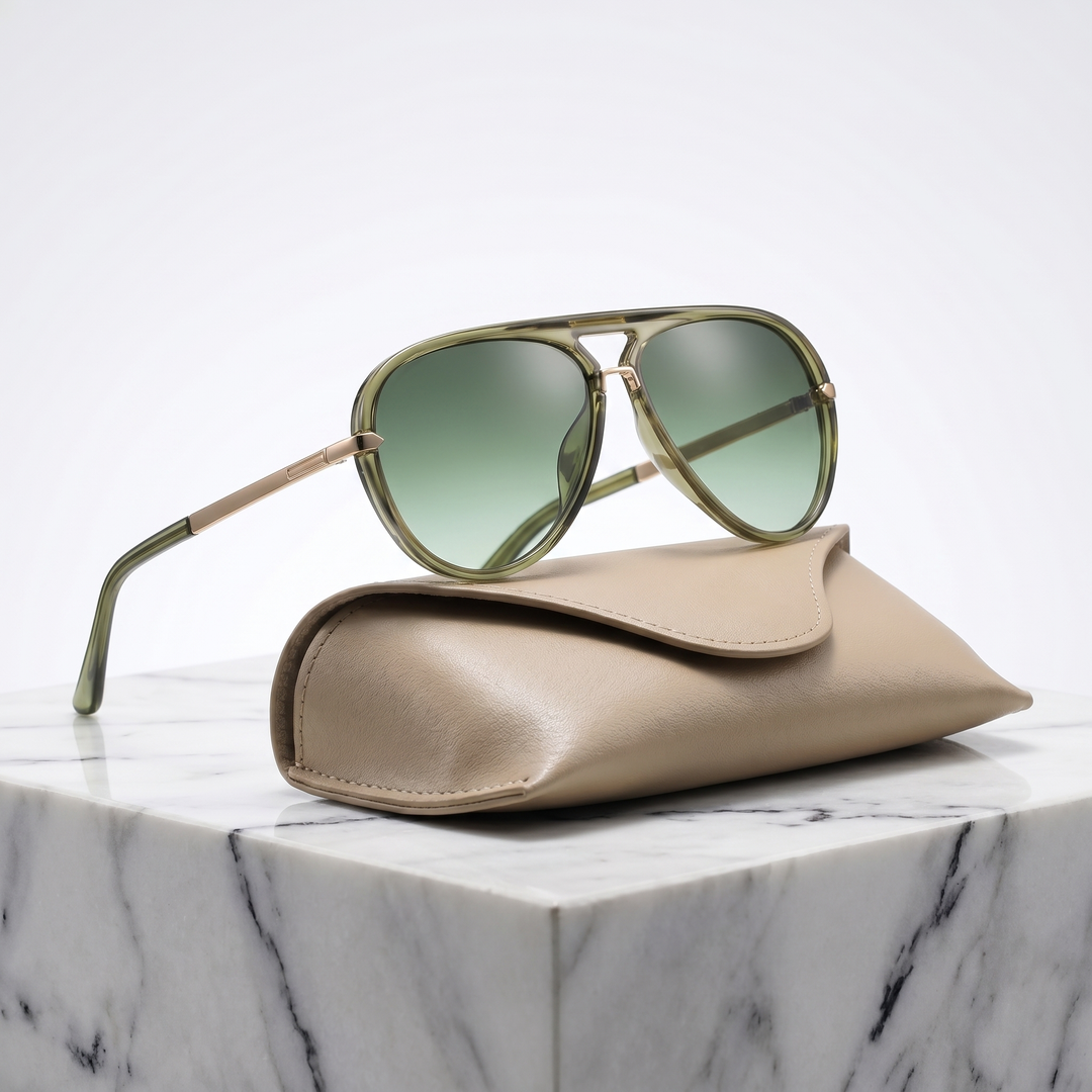 Versatile unisex vintage pilot sunglasses; a sleek fashion accessory providing crucial UV400 defense.