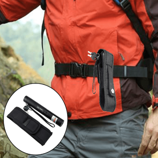 Gadget: High-power laser pointer with adjustable focus, rechargeable via USB. Excellent for outdoor & presentations.