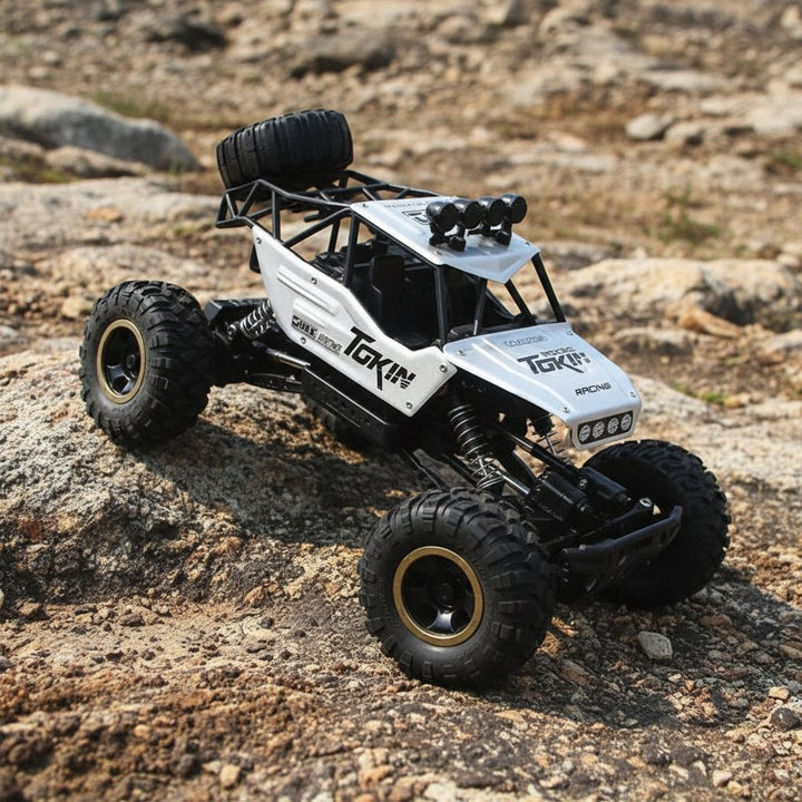 Durable electric remote control 4x4 monster truck for thrilling off-road adventures, fun for kids & adults.