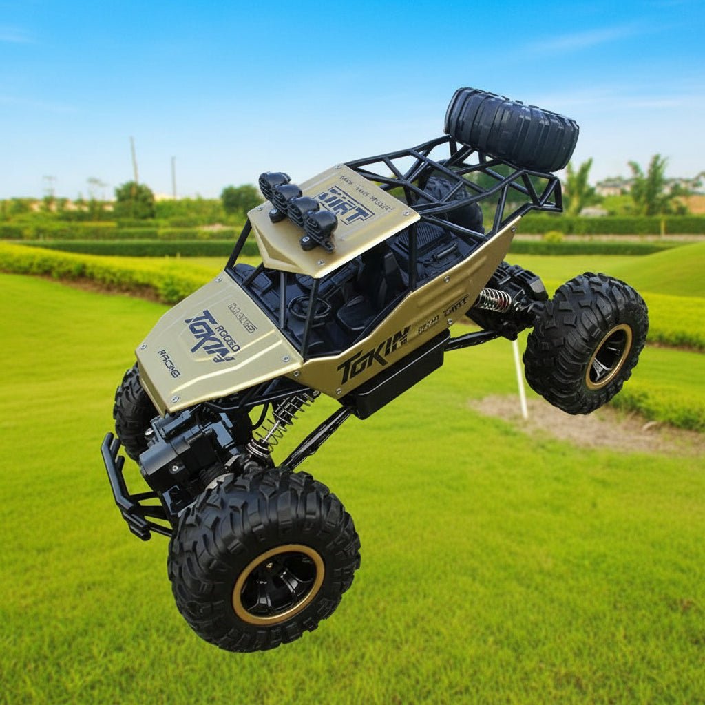 Gift-ready high-speed 4x4 RC monster truck, an exciting electric off-road toy vehicle for kids & adults.
