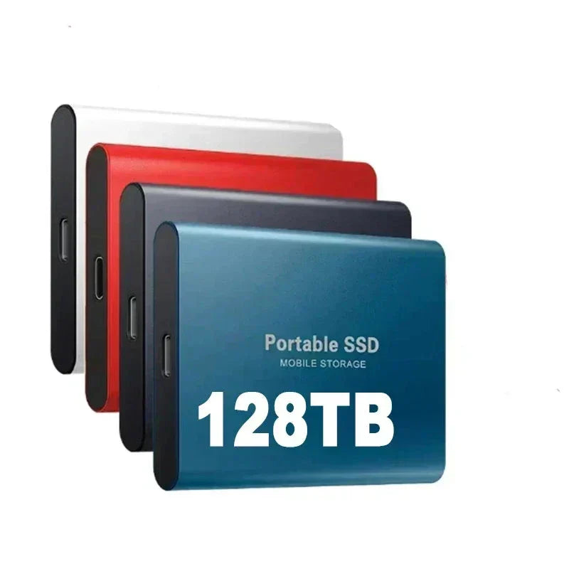 High-speed Ultraspeed Portable External SSD with USB-C connectivity for fast data transfer and backup.