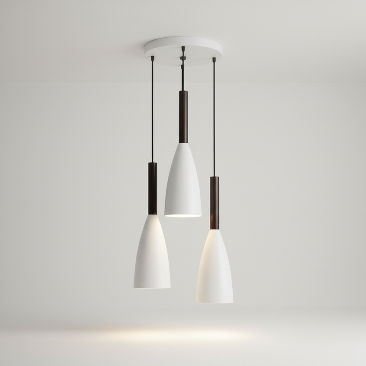 Functional and stylish triple pendant light, bringing Nordic design and excellent lighting to your home.
