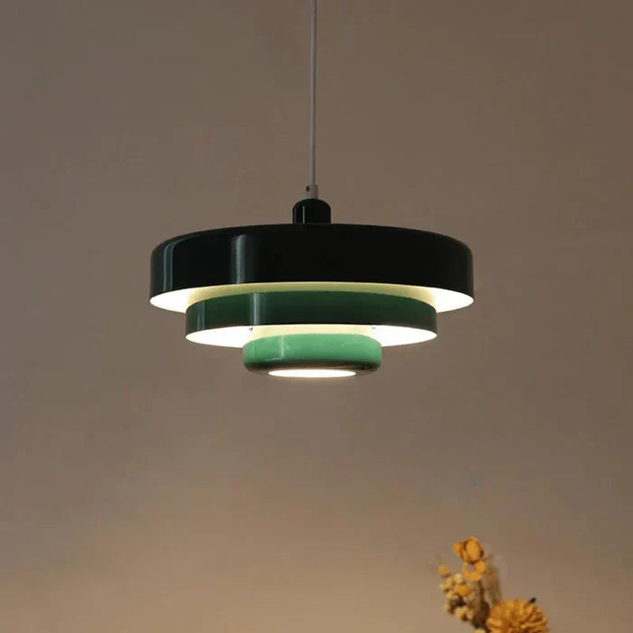 Home Vintage LED Pendant Light, retro design ceiling fixture for stylish kitchen & dining room lighting.