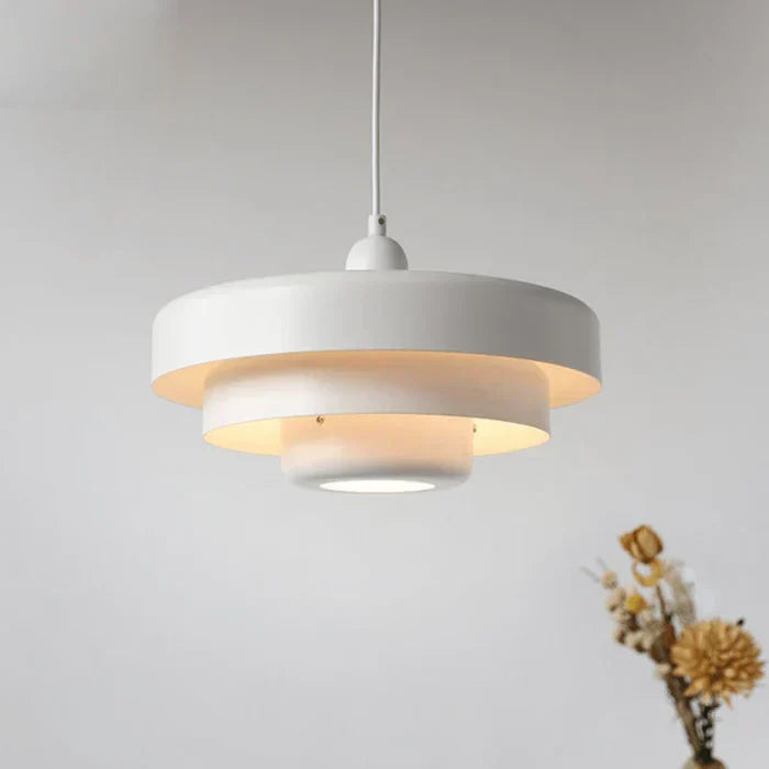 Authentic vintage style LED pendant light. Retro ceiling lamp enhancing kitchen & dining room decor.