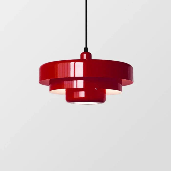 Modern vintage LED pendant light, offering warm LED glow for efficient home lighting and style.