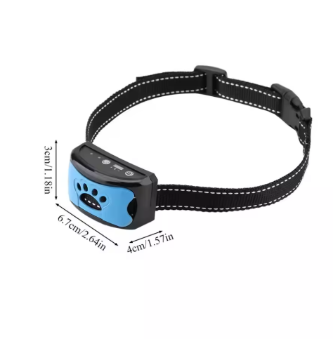 Adjustable humane dog anti-bark collar with vibration for improved pet behavior