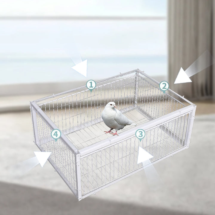 Farm equipment: Reusable humane bird trap for managing birds without harm.