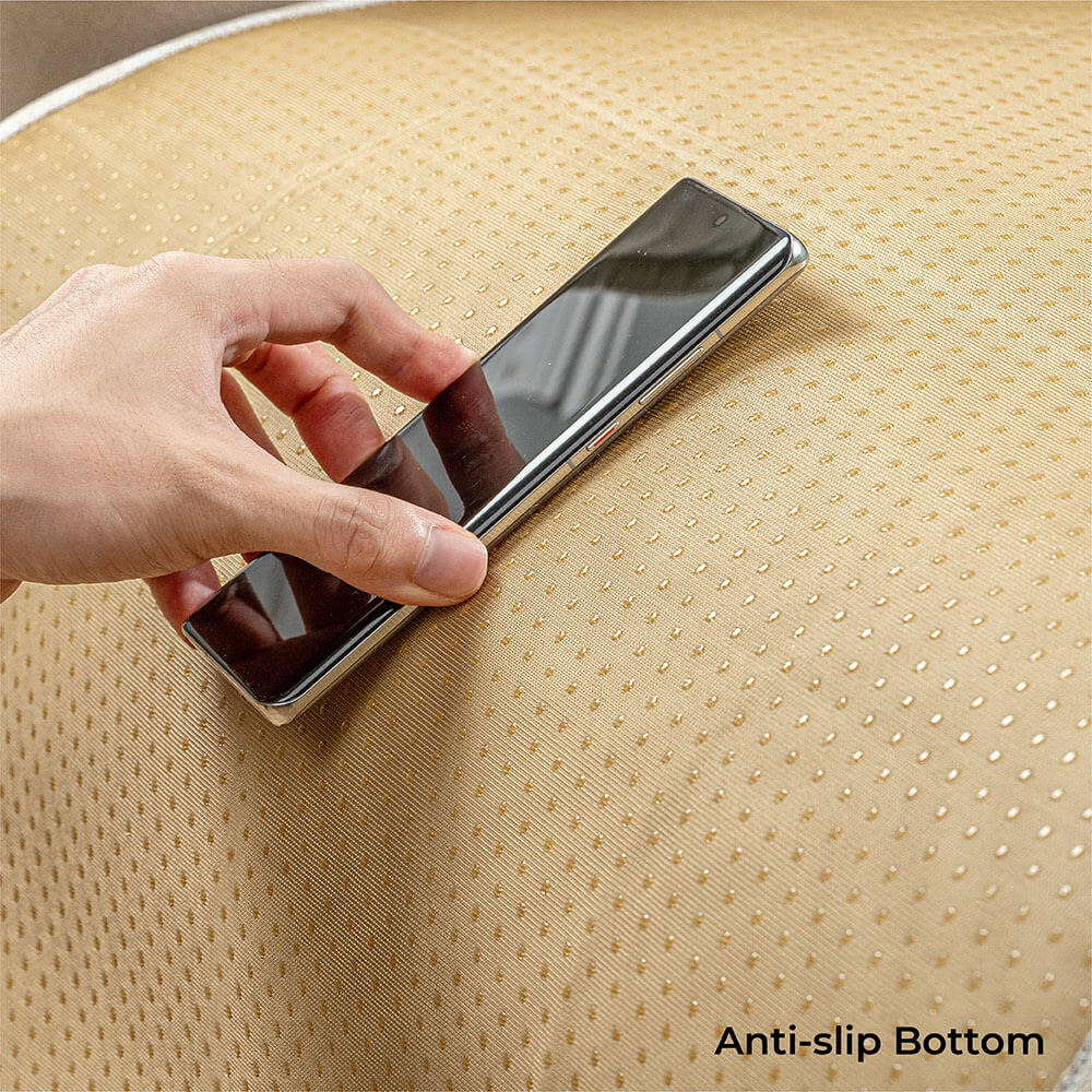 Antimicrobial ice silk sofa cover with a unique geometric pattern, combining hygiene with modern aesthetics.