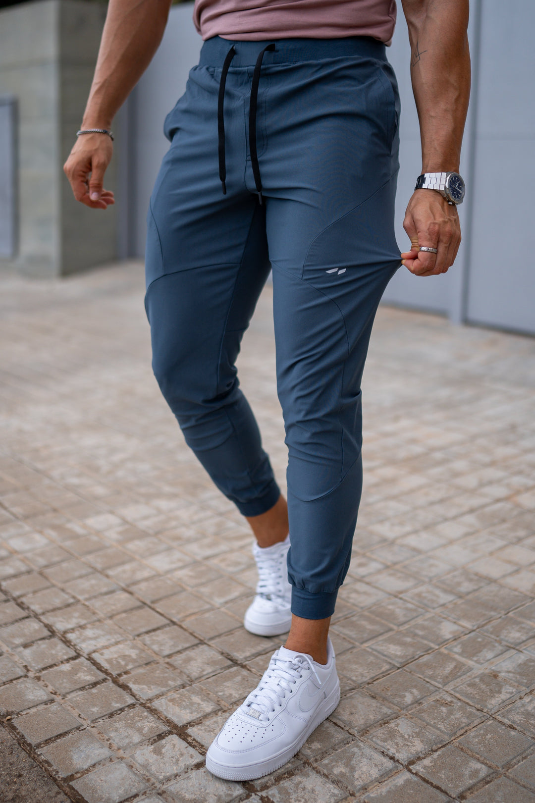 Comfortable Valenza men's joggers, flex fabric, ideal for active lifestyles, gym, & casual wear.