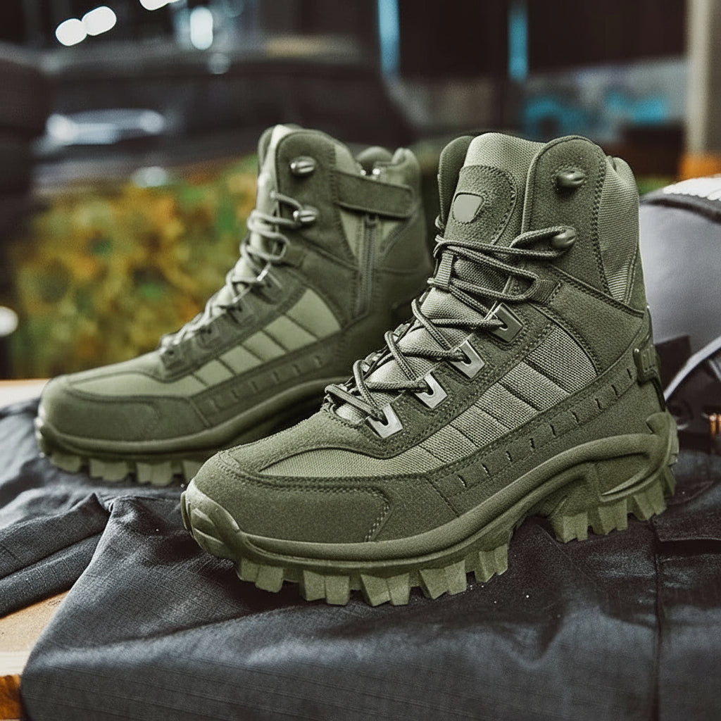 Brown men's lace-up winter boots, offering warmth, comfort, and durable traction for casual cold weather.