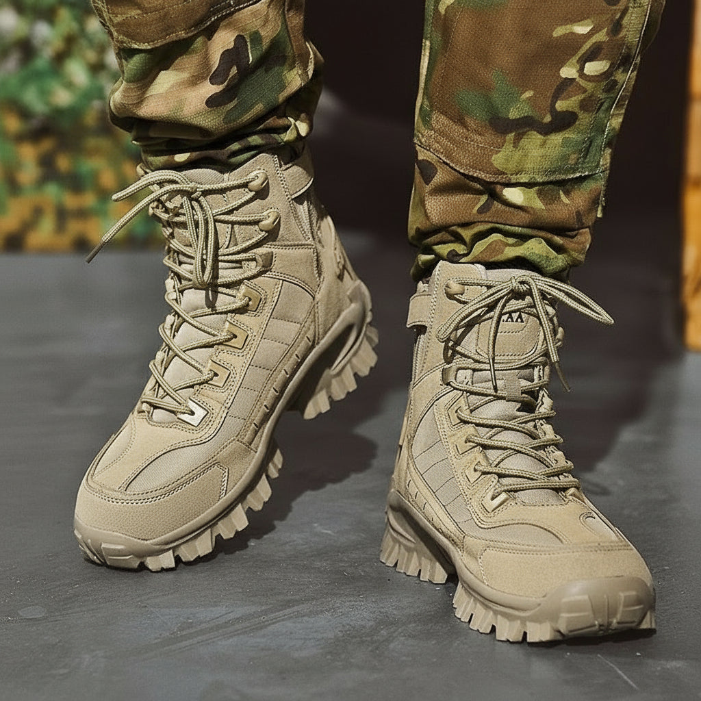 Comfy men's lace-up winter boots for casual wear. Warm, durable, and stylish for cold weather seasonal outings.