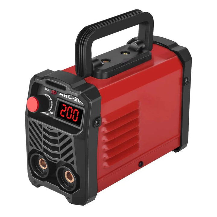 Powerful 200A portable stick welder with LED display, great for quick & efficient metal welding projects.
