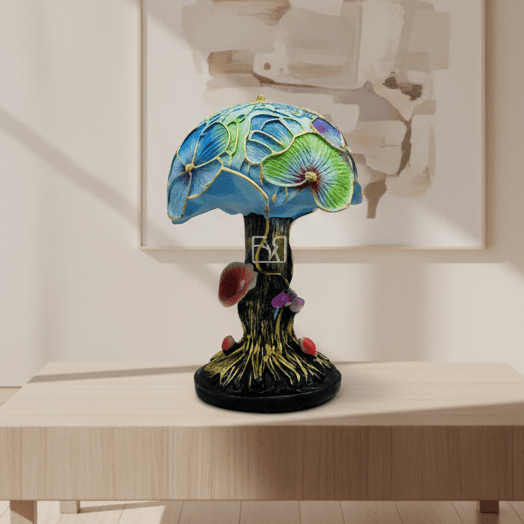 Elegant mosaic table lamp, a thoughtful gift idea for creating a cozy and inviting atmosphere.