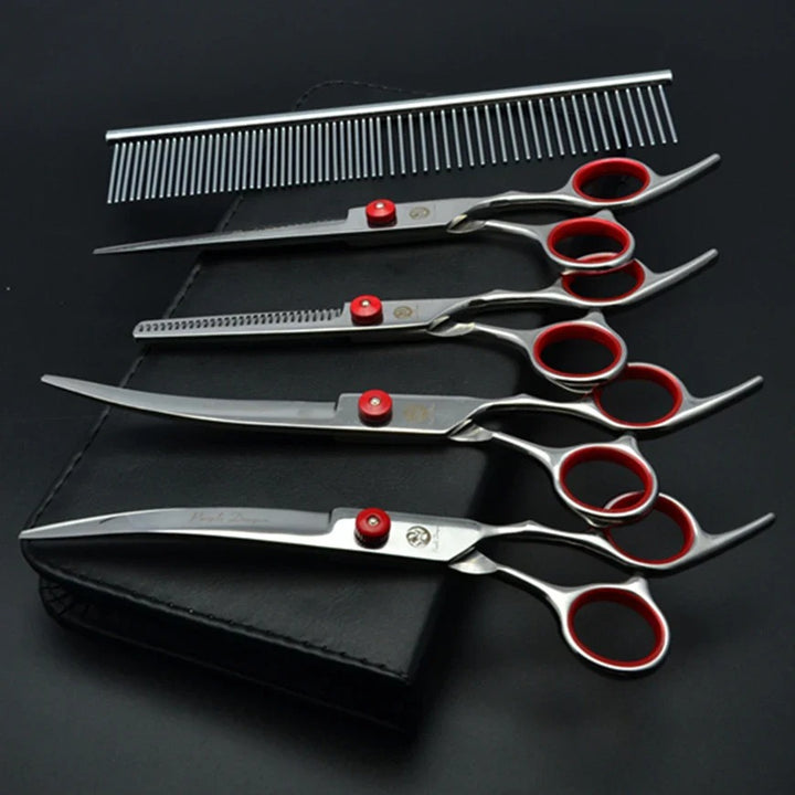 Professional Pet Grooming Scissors Kit