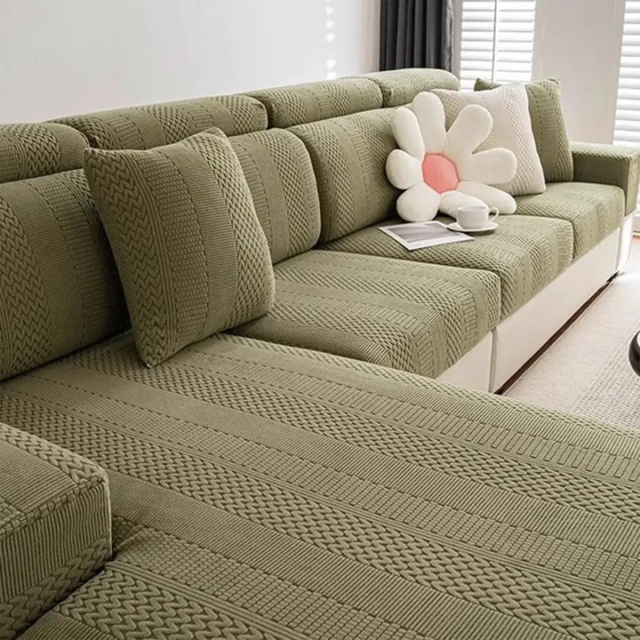 Unisex Polar Fleece Soft Antistatic Sofa Stretch Couch Cover
