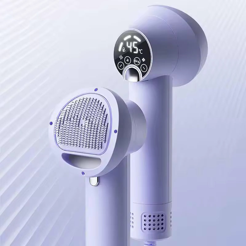 Digital Display Hair Dryer with Smart Temperature Control