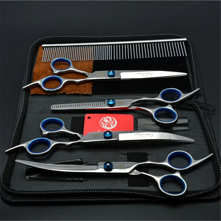 Professional Pet Grooming Scissors Kit