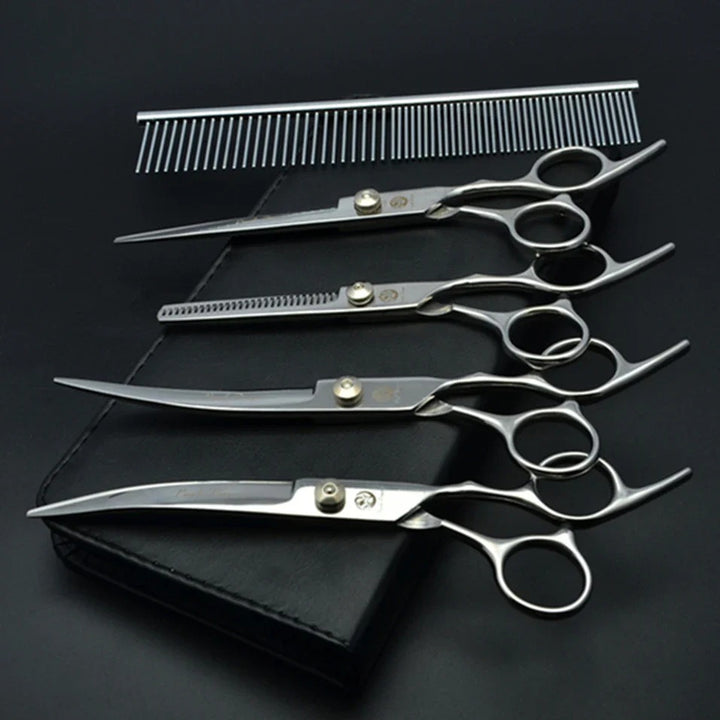 Professional Pet Grooming Scissors Kit