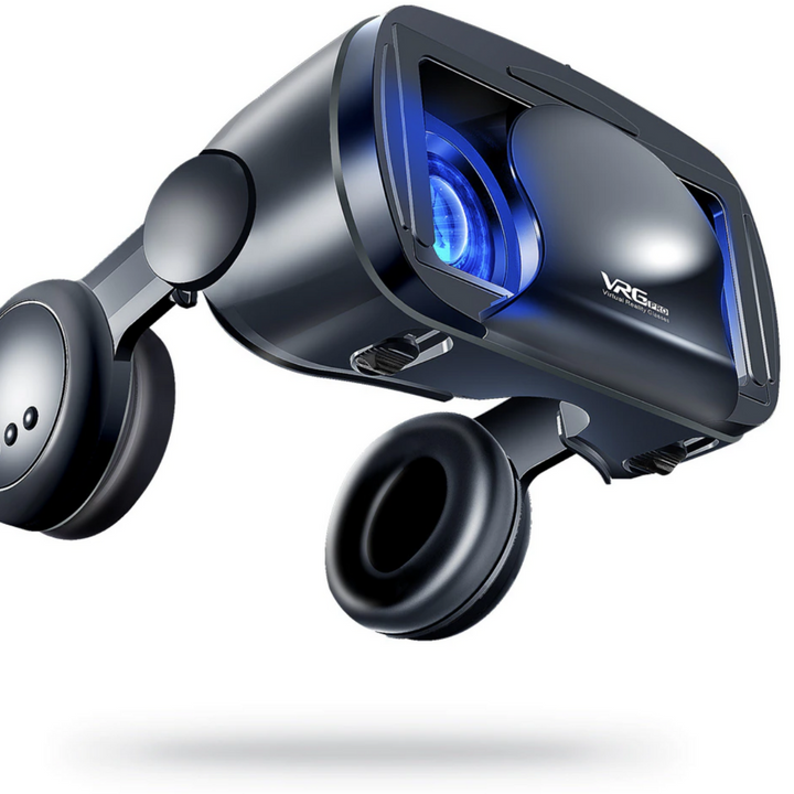 New mobile VR glasses offering immersive virtual reality for games & viewing.