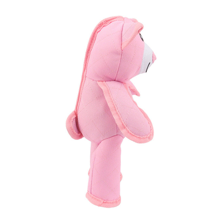 Reliable chew toy for dogs, bear design, built to withstand heavy chewing.