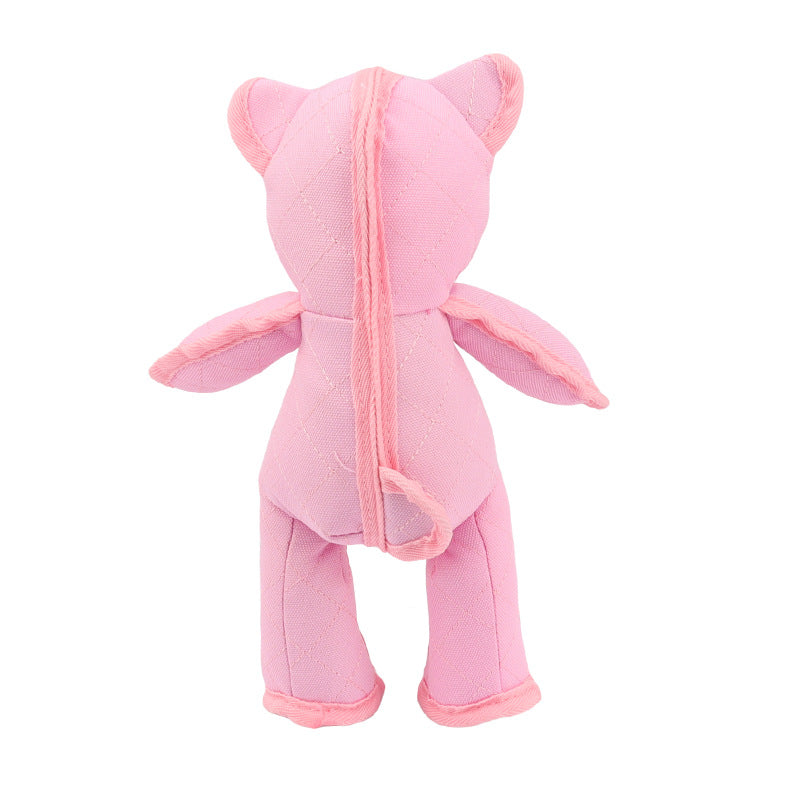 Innovative bear dog toy, ultra-durable, keeping aggressive chewers entertained.