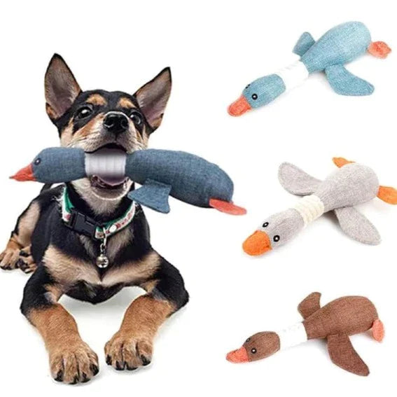 Close-up of tough dog dental chew toy, perfect for aggressive chewers