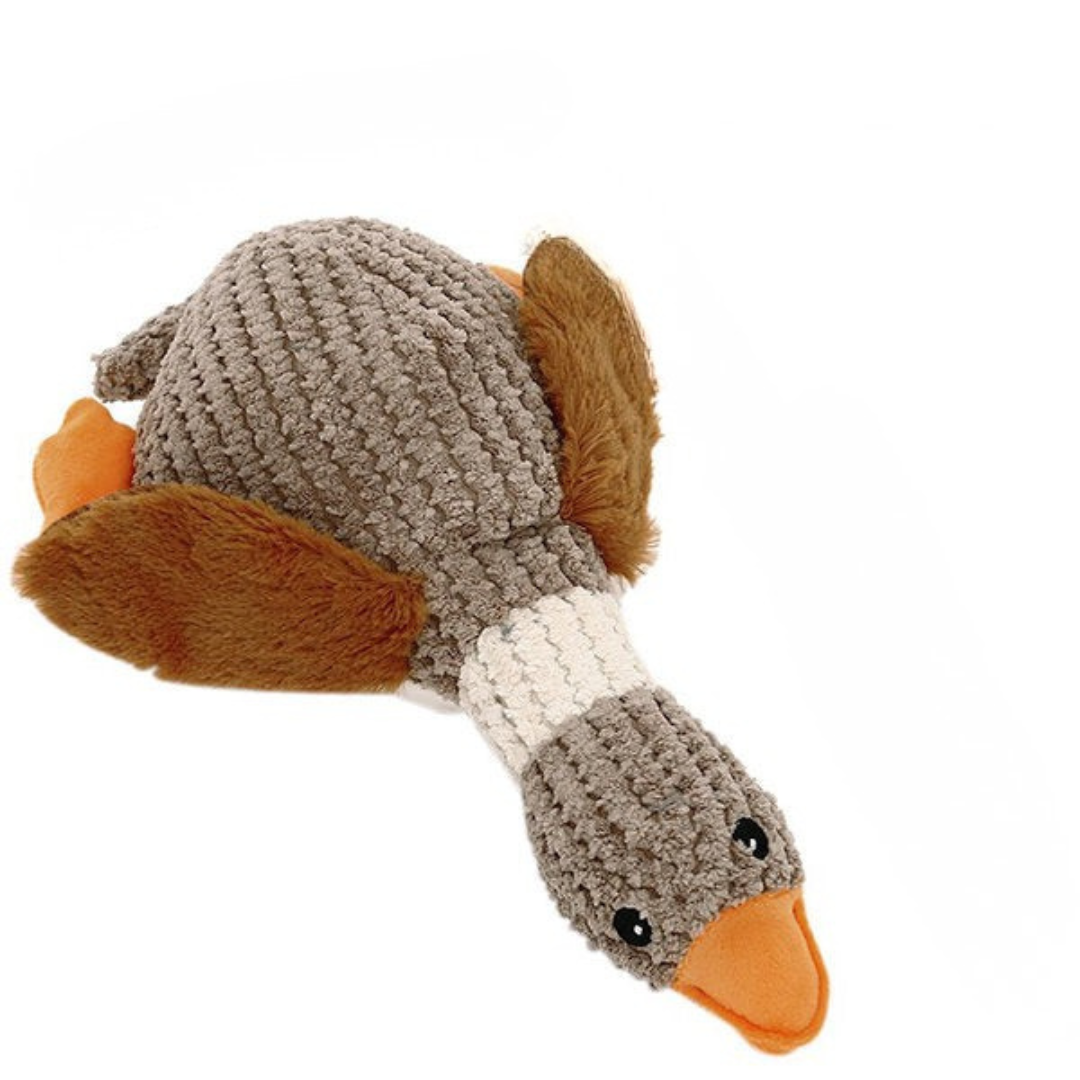 Triple-stitched organic dog chew toy, built to last aggressive chewers