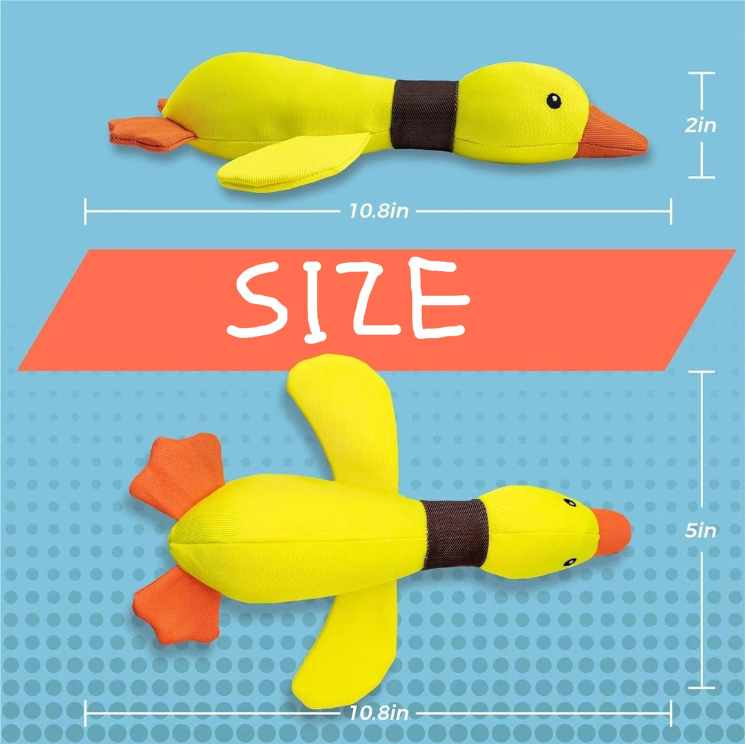 Indestructible goose chew toy, an essential pet supply for active, strong dogs.