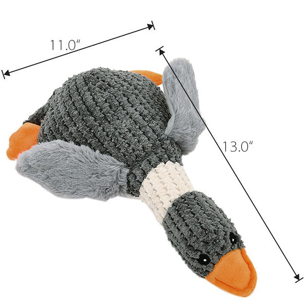 Heavy chewer dog toy: Organic goose, highly durable and beneficial for dental health.