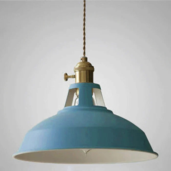 Modern industrial pendant lamp, IronGlow series, adds character to home decor.