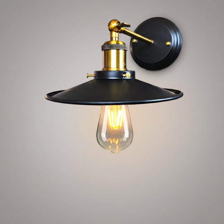 Noctelux vintage industrial wall lamp, a metal indoor light fixture for contemporary decor.
