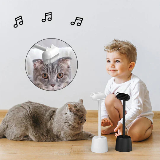 Durable silicone pet brush, built for effective and frequent grooming sessions