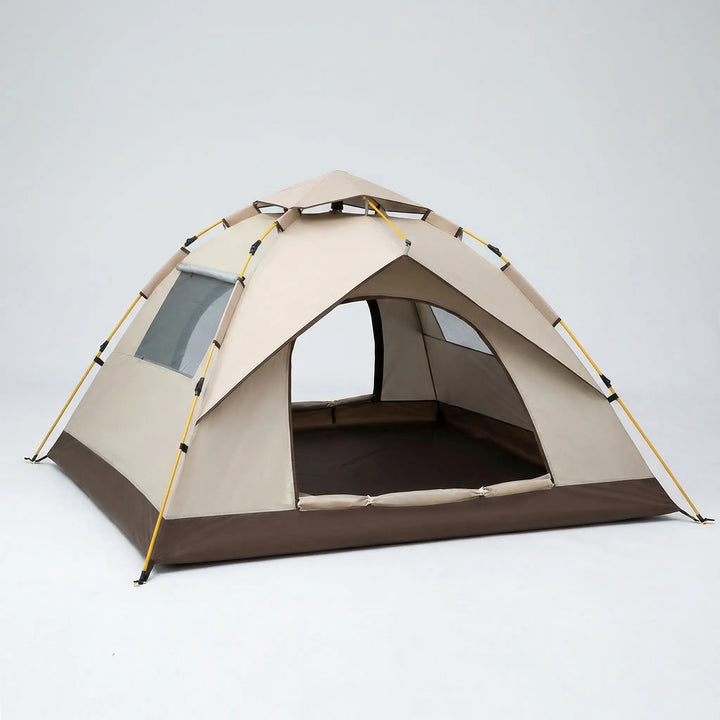 Compact instant pop-up dome tent for camping, hiking, & travel. Quick setup, waterproof & UV protection shelter.