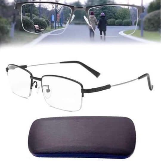 German-designed smart progressive reading glasses, easy multifocal vision for daily use.
