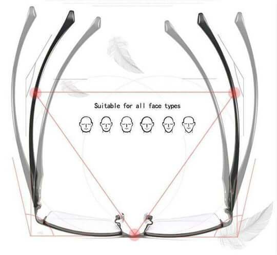 Modern intelligent progressive multifocal eyewear, comfortable & stylish for diverse ages.