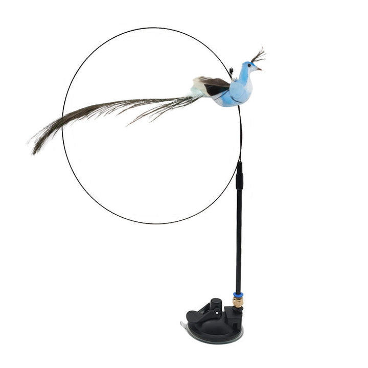 Active cat supplies: interactive bird cat toy for engaging and stimulating play.
