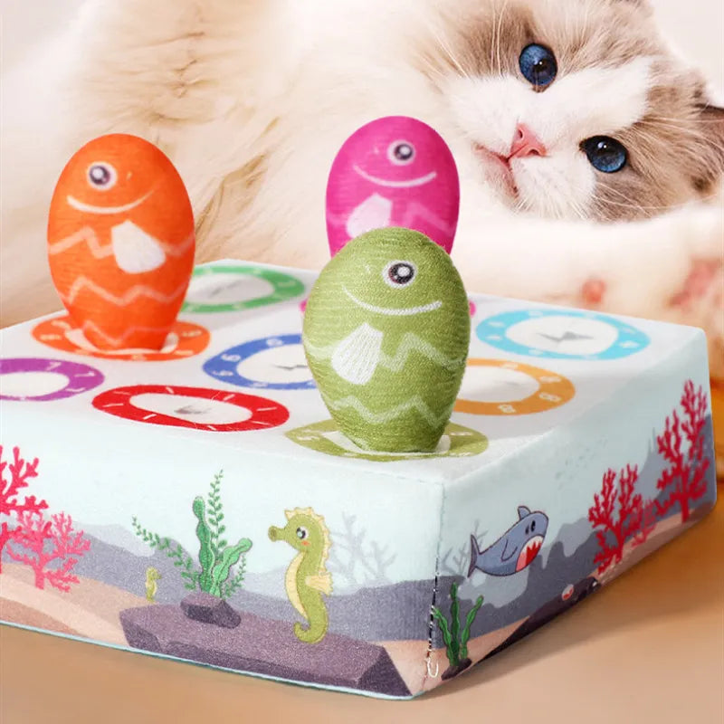 Pet supplies: fish-shaped cat toy for interactive dental care & fun.