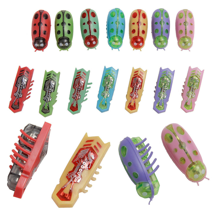 Battery-operated cat toy designed as an insect, offering engaging playtime for feline entertainment.