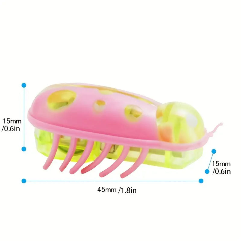 Durable pet insect toy, perfect for cats to chase and pounce, enhancing their natural instincts.