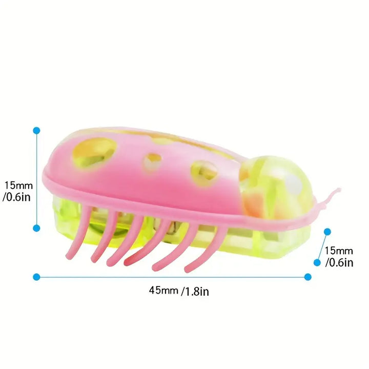 Durable pet insect toy, perfect for cats to chase and pounce, enhancing their natural instincts.