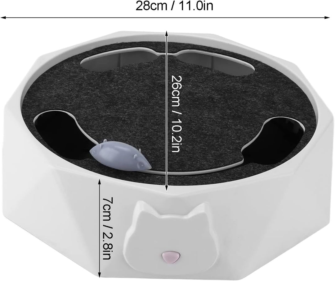 Durable pet supplies interactive cat mouse toy designed for mental stimulation and exercise