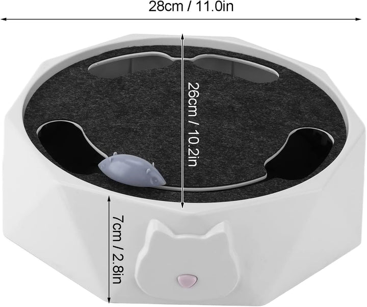 Durable pet supplies interactive cat mouse toy designed for mental stimulation and exercise