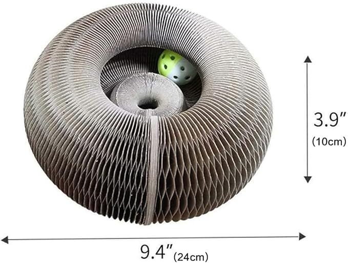 Interactive Cat Ball Toy, a fun cat scratcher accessory for active feline play.